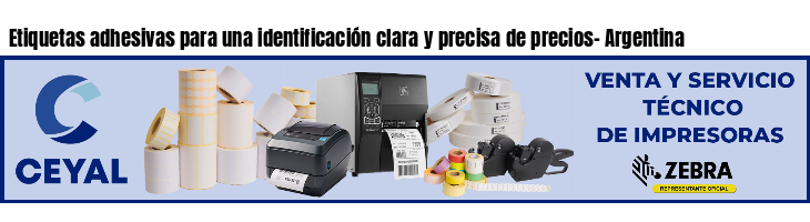 Etiquetas adhesivas para una identificación clara y precisa de precios- Argentina