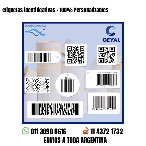 etiquetas identificativas - 100% Personalizables