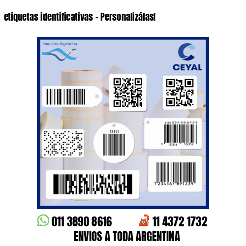 etiquetas identificativas - Personalizálas!