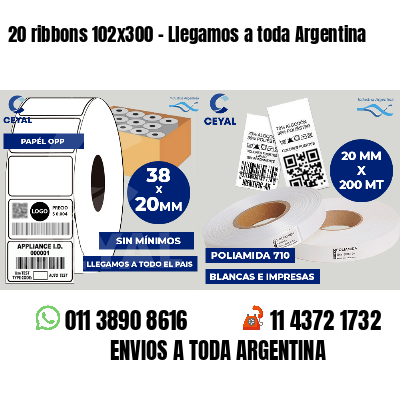 20 ribbons 102x300 - Llegamos a toda Argentina