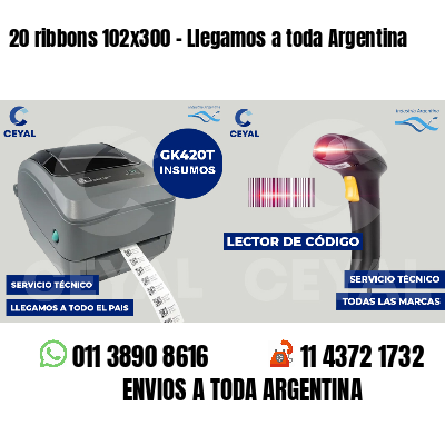 20 ribbons 102x300 - Llegamos a toda Argentina