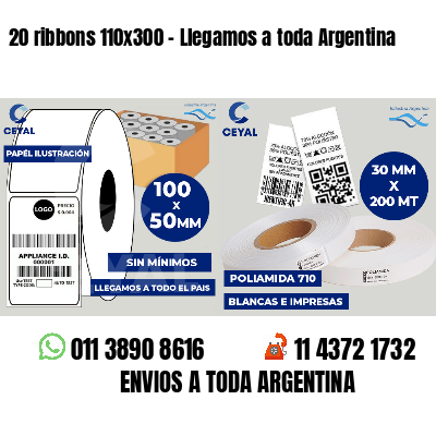 20 ribbons 110x300 - Llegamos a toda Argentina