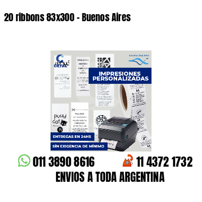 20 ribbons 83x300 - Buenos Aires