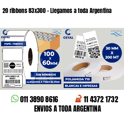 20 ribbons 83x300 - Llegamos a toda Argentina