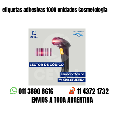 etiquetas adhesivas 1000 unidades Cosmetología