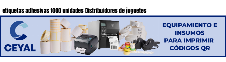 etiquetas adhesivas 1000 unidades Distribuidores de juguetes