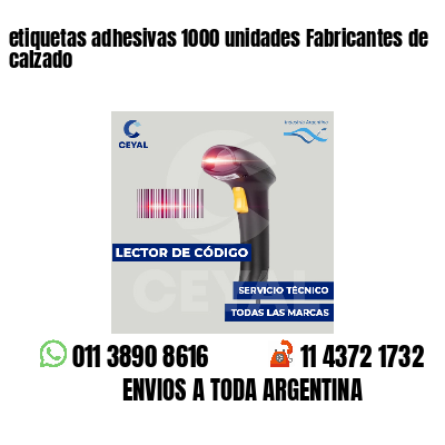 etiquetas adhesivas 1000 unidades Fabricantes de calzado