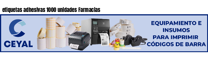 etiquetas adhesivas 1000 unidades Farmacias