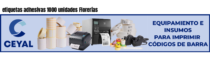 etiquetas adhesivas 1000 unidades Florerías