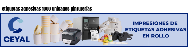 etiquetas adhesivas 1000 unidades pinturerías