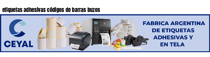 etiquetas adhesivas códigos de barras buzos