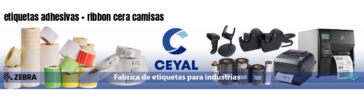 etiquetas adhesivas   ribbon cera camisas