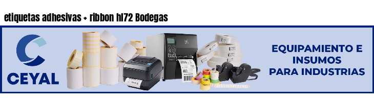 etiquetas adhesivas   ribbon hl72 Bodegas