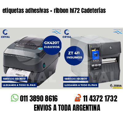 etiquetas adhesivas   ribbon hl72 Cadeterías