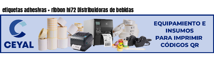 etiquetas adhesivas   ribbon hl72 Distribuidoras de bebidas