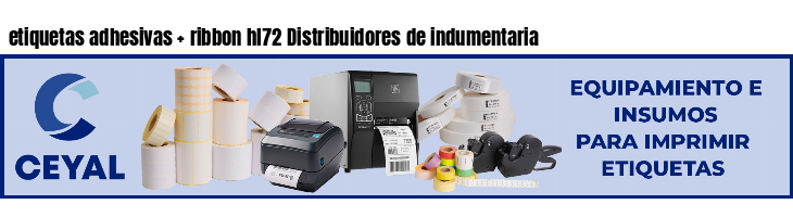 etiquetas adhesivas   ribbon hl72 Distribuidores de indumentaria