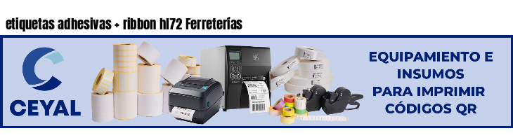 etiquetas adhesivas   ribbon hl72 Ferreterías