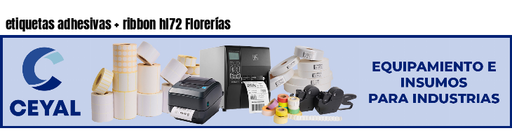 etiquetas adhesivas   ribbon hl72 Florerías