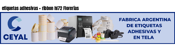 etiquetas adhesivas   ribbon hl72 Florerías