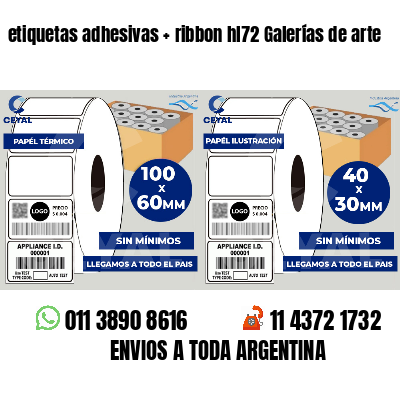 etiquetas adhesivas   ribbon hl72 Galerías de arte