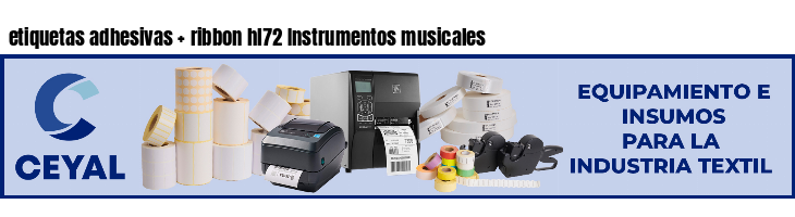 etiquetas adhesivas   ribbon hl72 Instrumentos musicales