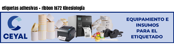 etiquetas adhesivas   ribbon hl72 Kinesiología