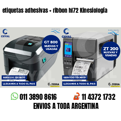 etiquetas adhesivas   ribbon hl72 Kinesiología