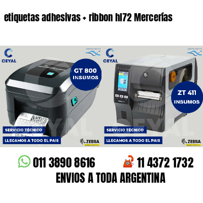 etiquetas adhesivas   ribbon hl72 Mercerías