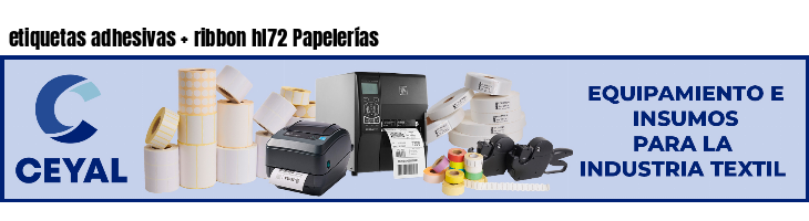 etiquetas adhesivas   ribbon hl72 Papelerías