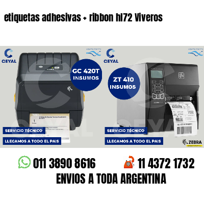 etiquetas adhesivas   ribbon hl72 Viveros