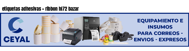 etiquetas adhesivas   ribbon hl72 bazar