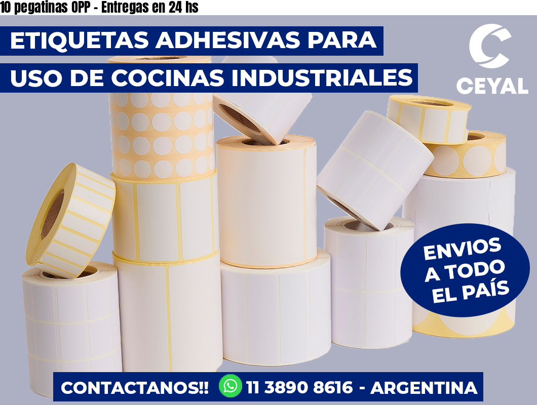 10 pegatinas OPP – Entregas en 24 hs