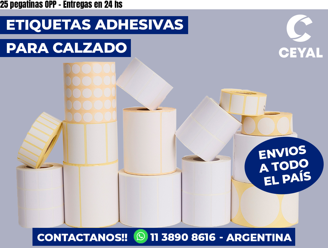 25 pegatinas OPP – Entregas en 24 hs