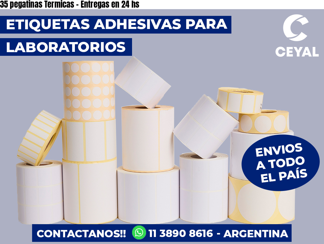 35 pegatinas Termicas – Entregas en 24 hs