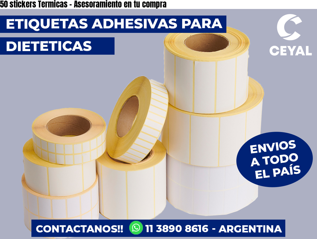 50 stickers Termicas - Asesoramiento en tu compra