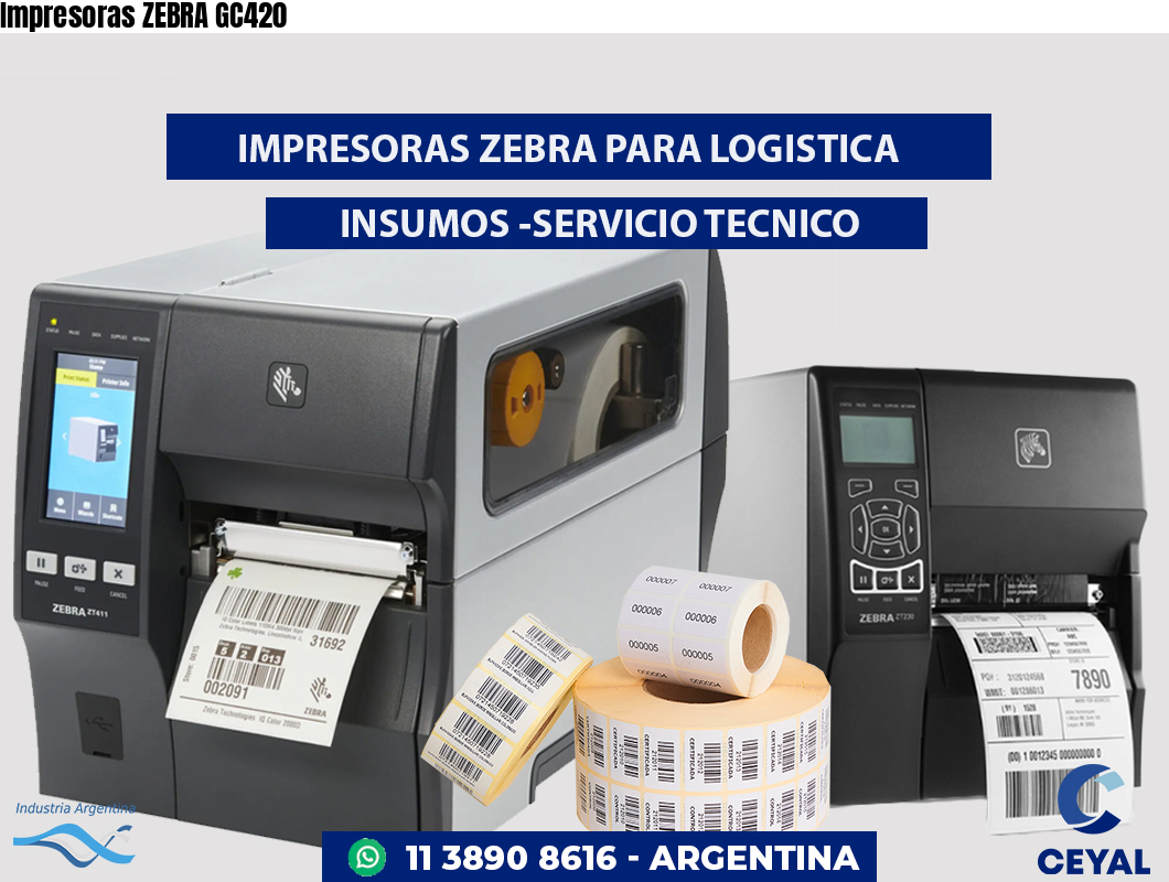 Impresoras ZEBRA GC420