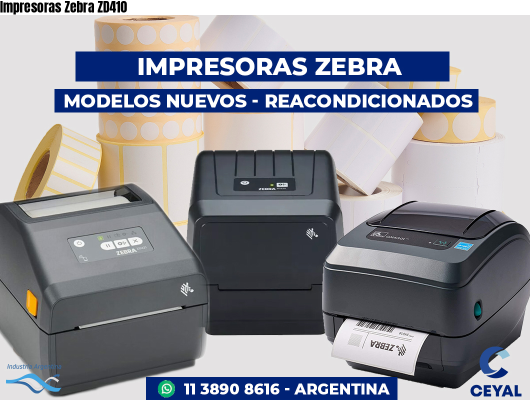 Impresoras Zebra ZD410