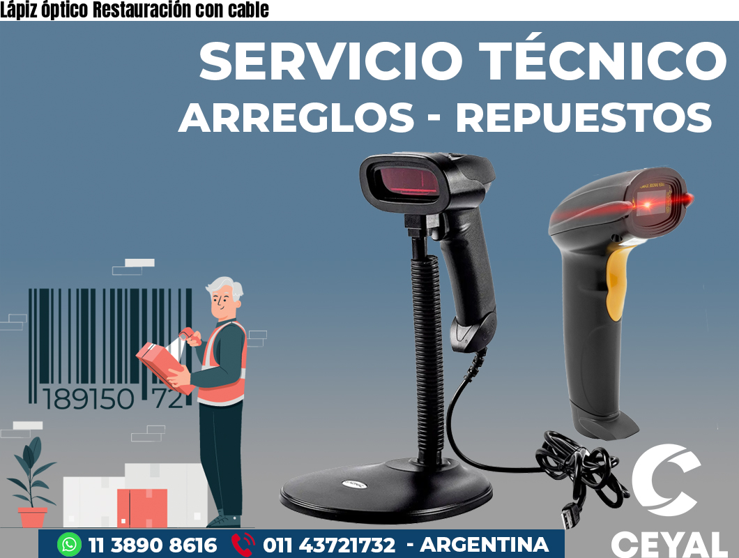 Lápiz óptico Restauración con cable