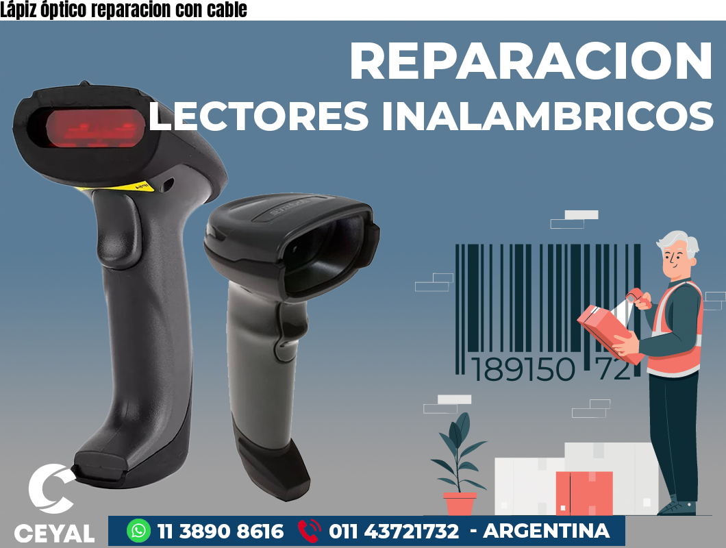 Lápiz óptico reparacion con cable