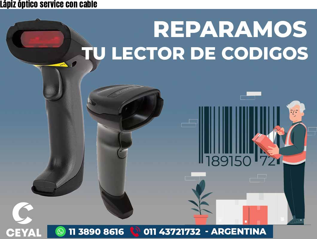 Lápiz óptico service con cable