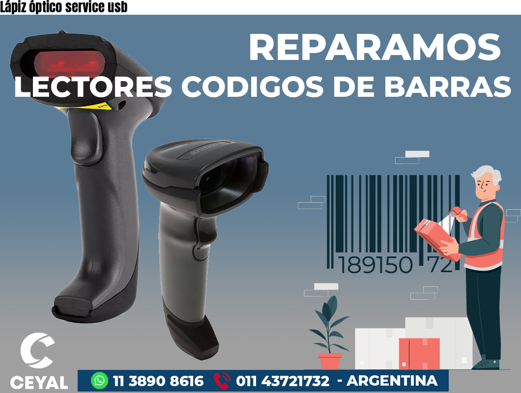 Lápiz óptico service usb