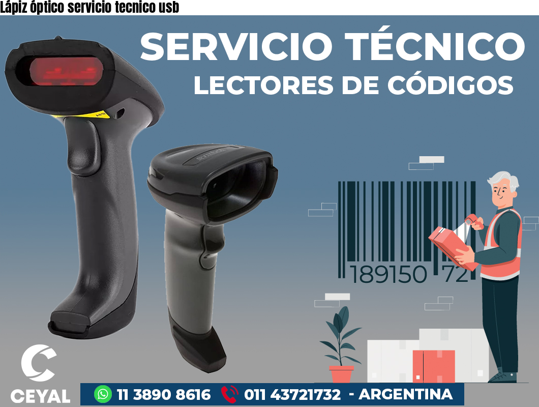 Lápiz óptico servicio tecnico usb