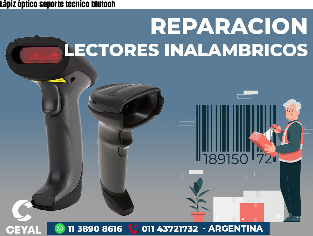 Lápiz óptico soporte tecnico blutooh