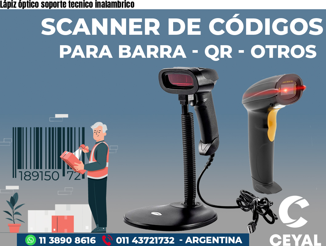 Lápiz óptico soporte tecnico inalambrico