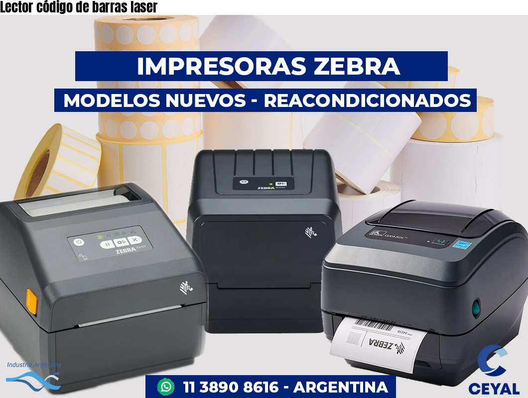 Lector código de barras laser