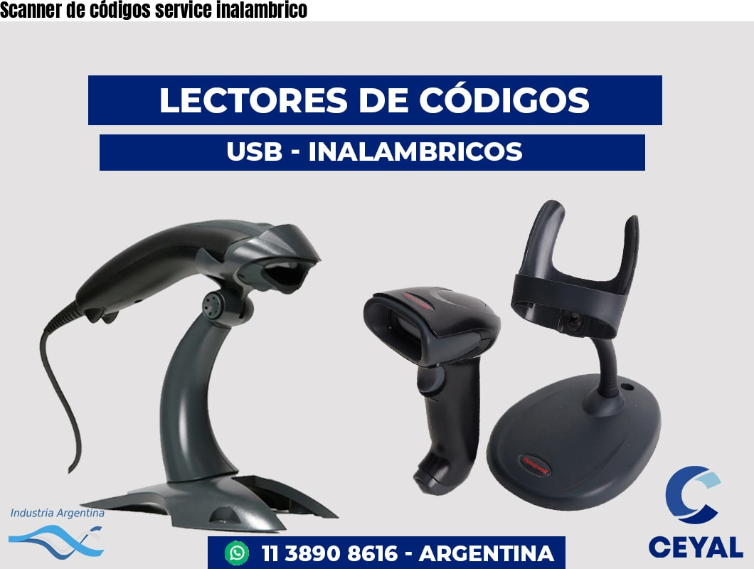 Scanner de códigos service inalambrico