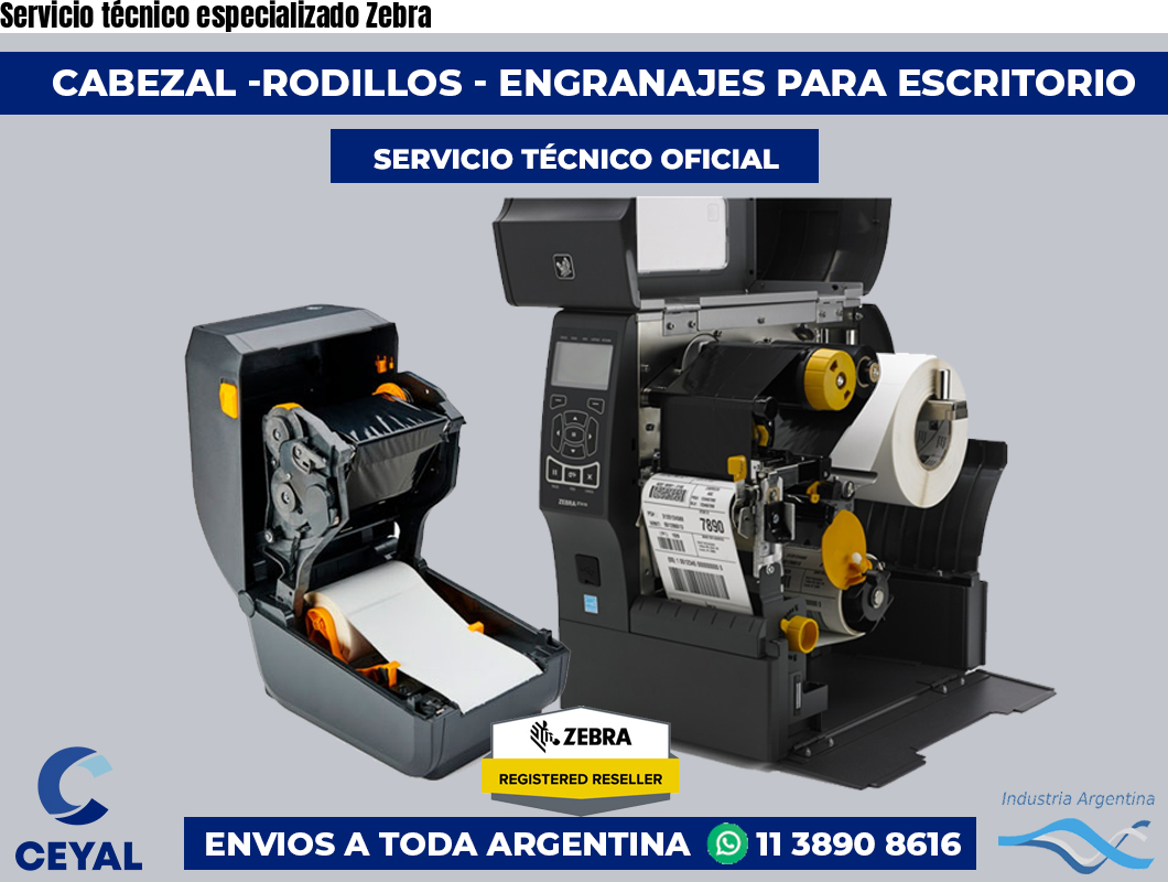 Servicio técnico especializado Zebra