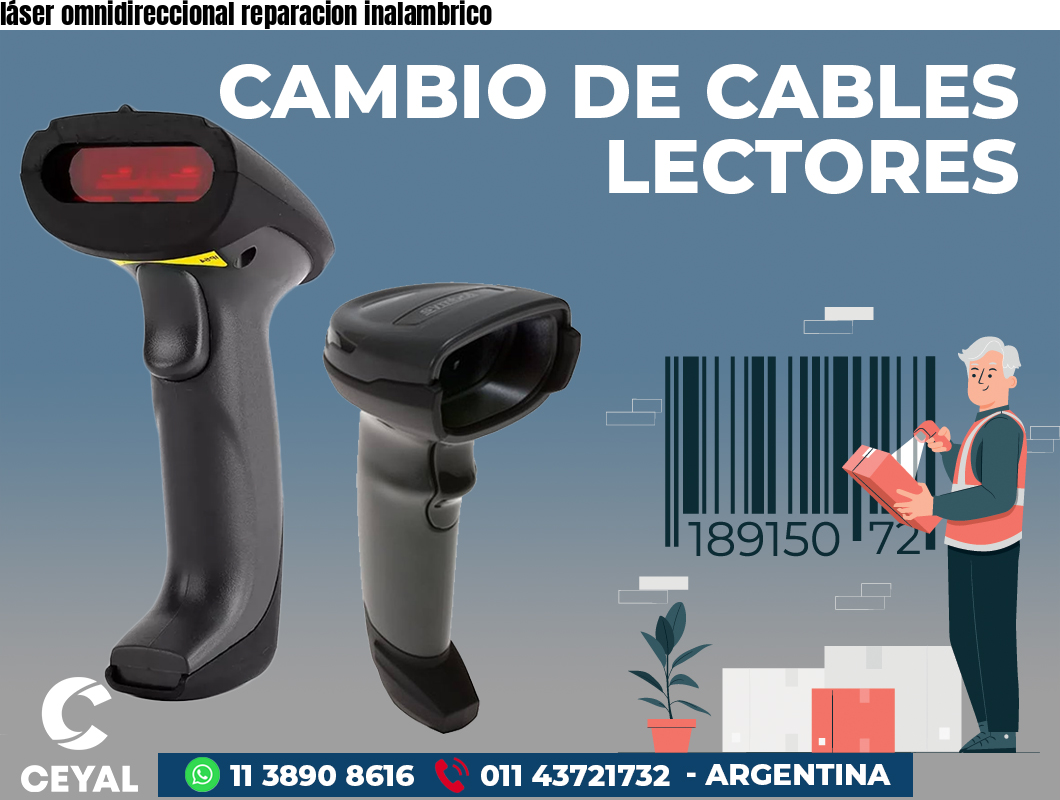 láser omnidireccional reparacion inalambrico