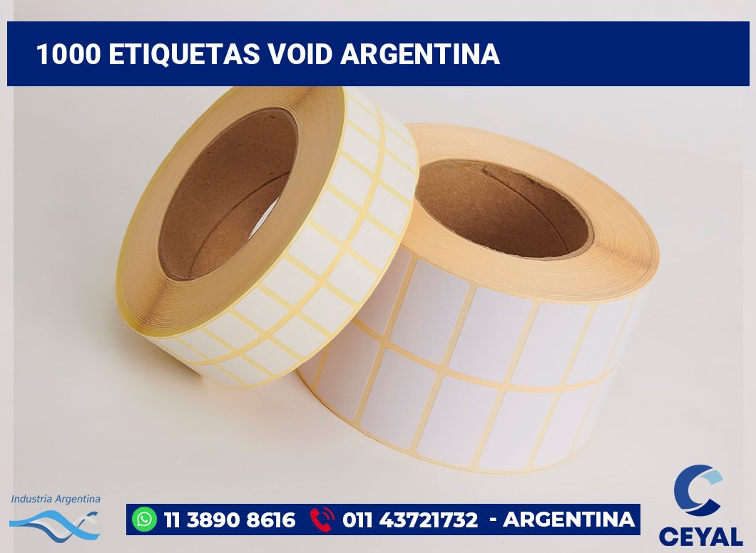 1000 Etiquetas void argentina