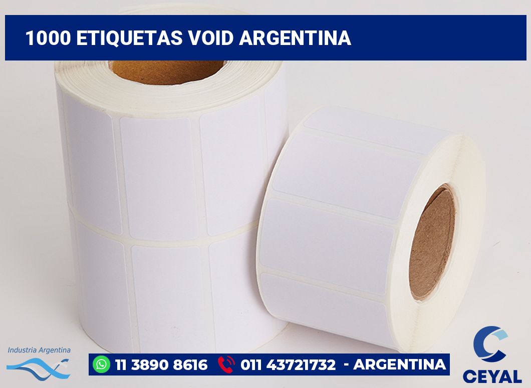 1000 Etiquetas void argentina